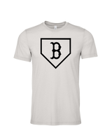 Burnsville HS Baseball Plate Logo - Mens Tri Blend Shirt