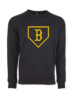 Burnsville HS Baseball Plate Logo - Crewneck Sweatshirt