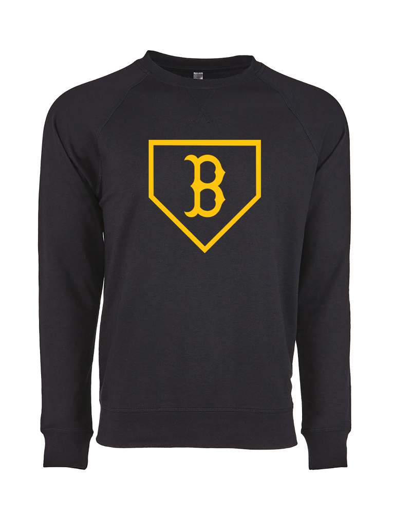 Burnsville HS Baseball Plate Logo - Crewneck Sweatshirt