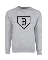 Burnsville HS Baseball Plate Logo - Crewneck Sweatshirt