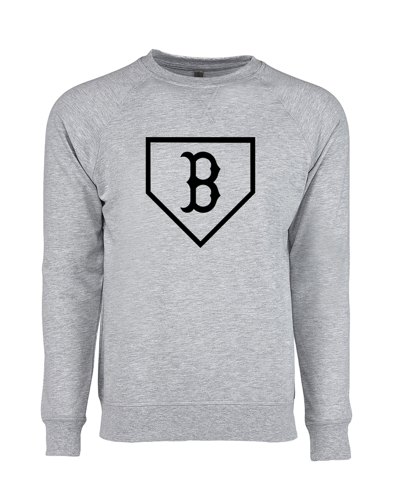 Burnsville HS Baseball Plate Logo - Crewneck Sweatshirt