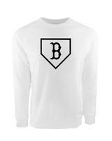 Burnsville HS Baseball Plate Logo - Crewneck Sweatshirt