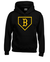 Burnsville HS Baseball Plate Logo - Cotton Hoodie