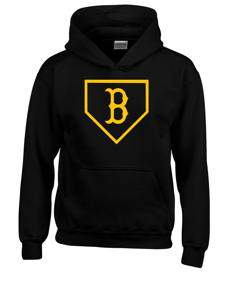 Burnsville HS Baseball Plate Logo - Cotton Hoodie