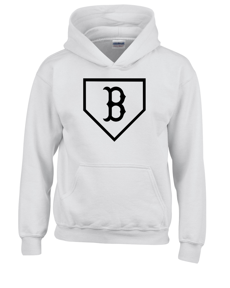 Burnsville HS Baseball Plate Logo - Cotton Hoodie