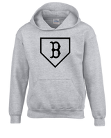 Burnsville HS Baseball Plate Logo - Youth Hoodie