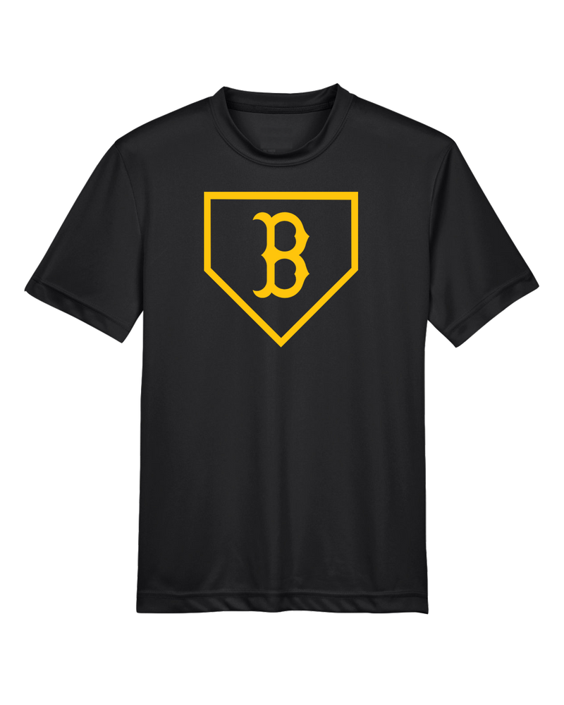 Burnsville HS Baseball Plate Logo - Youth Performance T-Shirt