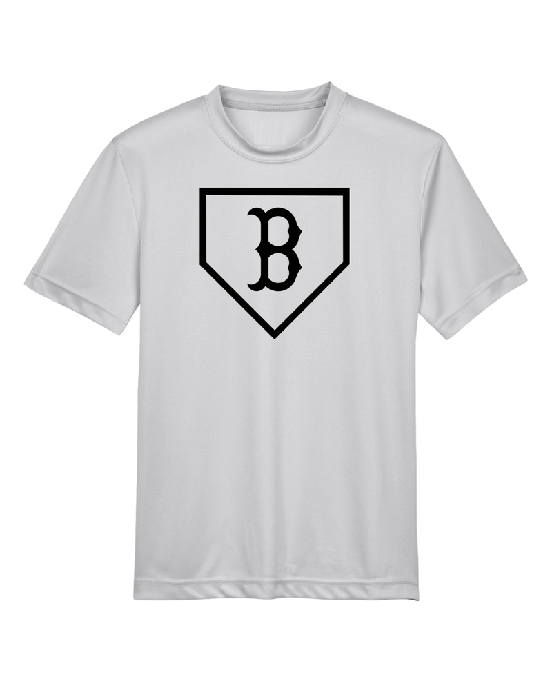 Burnsville HS Baseball Plate Logo - Youth Performance T-Shirt