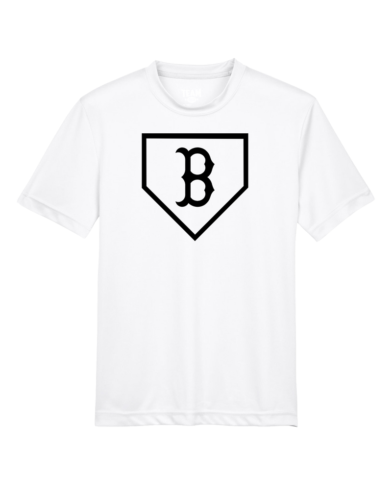 Burnsville HS Baseball Plate Logo - Youth Performance T-Shirt