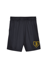 Burnsville HS Baseball Plate Logo - Youth Short