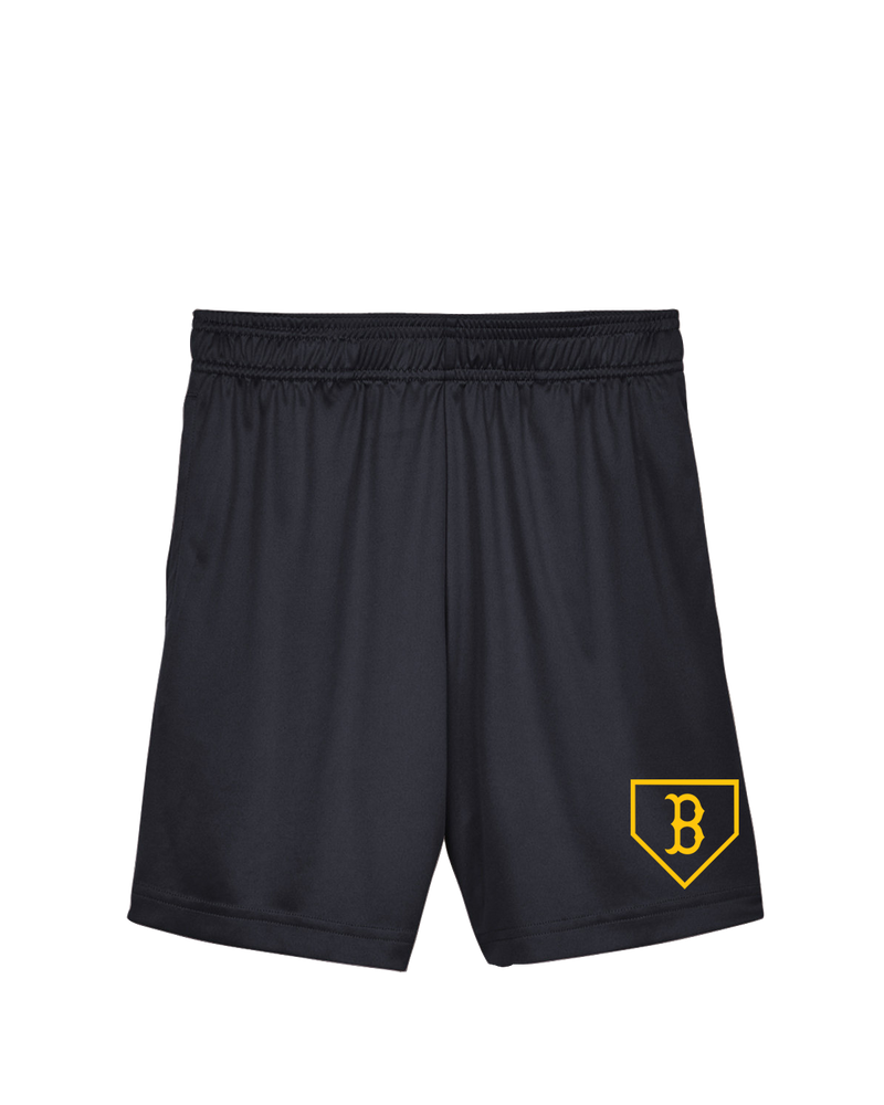 Burnsville HS Baseball Plate Logo - Youth Short