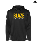 Burnsville HS Baseball Screen - Adidas Men's Hooded Sweatshirt