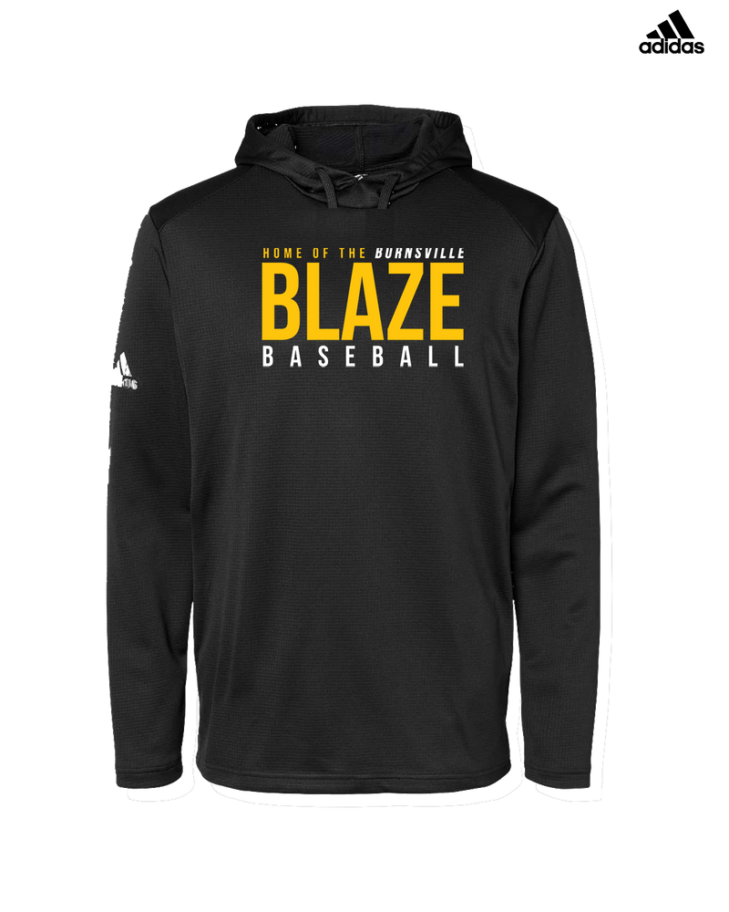 Burnsville HS Baseball Screen - Adidas Men's Hooded Sweatshirt