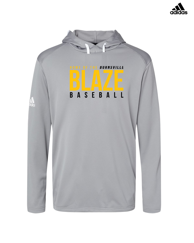 Burnsville HS Baseball Screen - Adidas Men's Hooded Sweatshirt