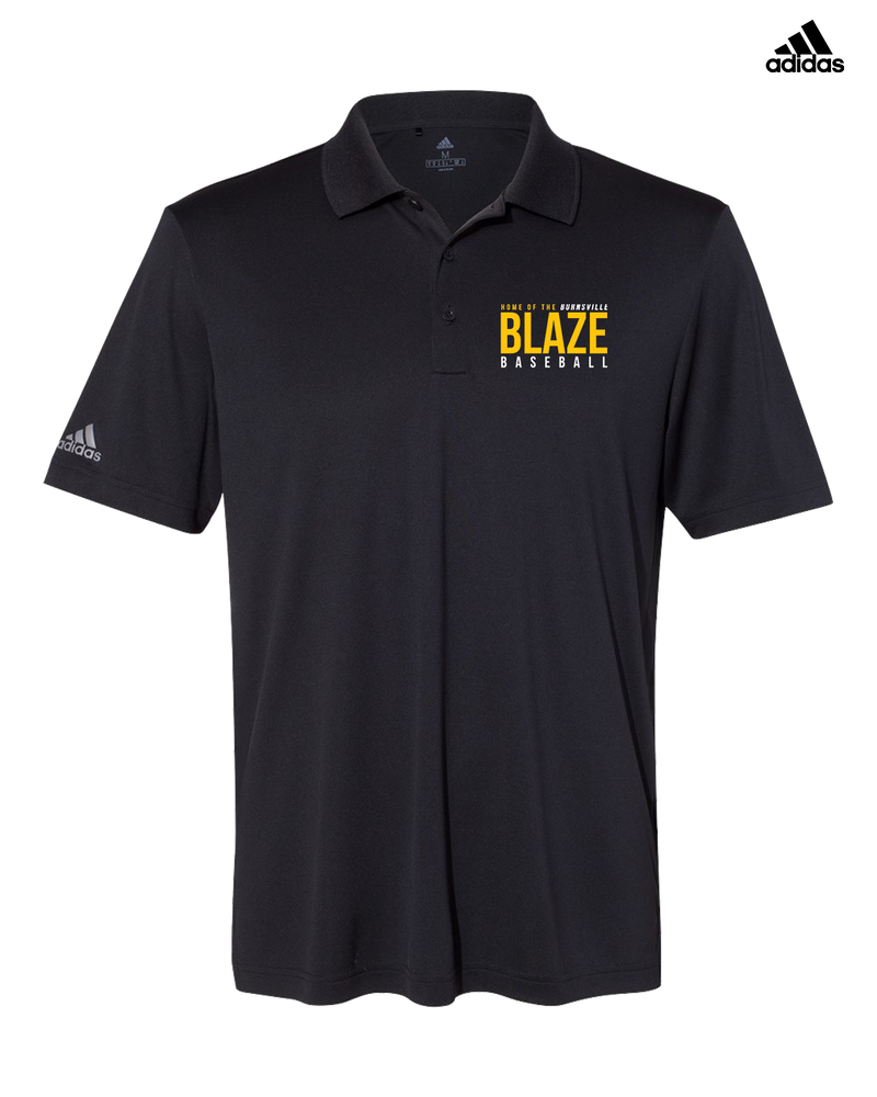 Burnsville HS Baseball Screen - Adidas Men's Performance Polo