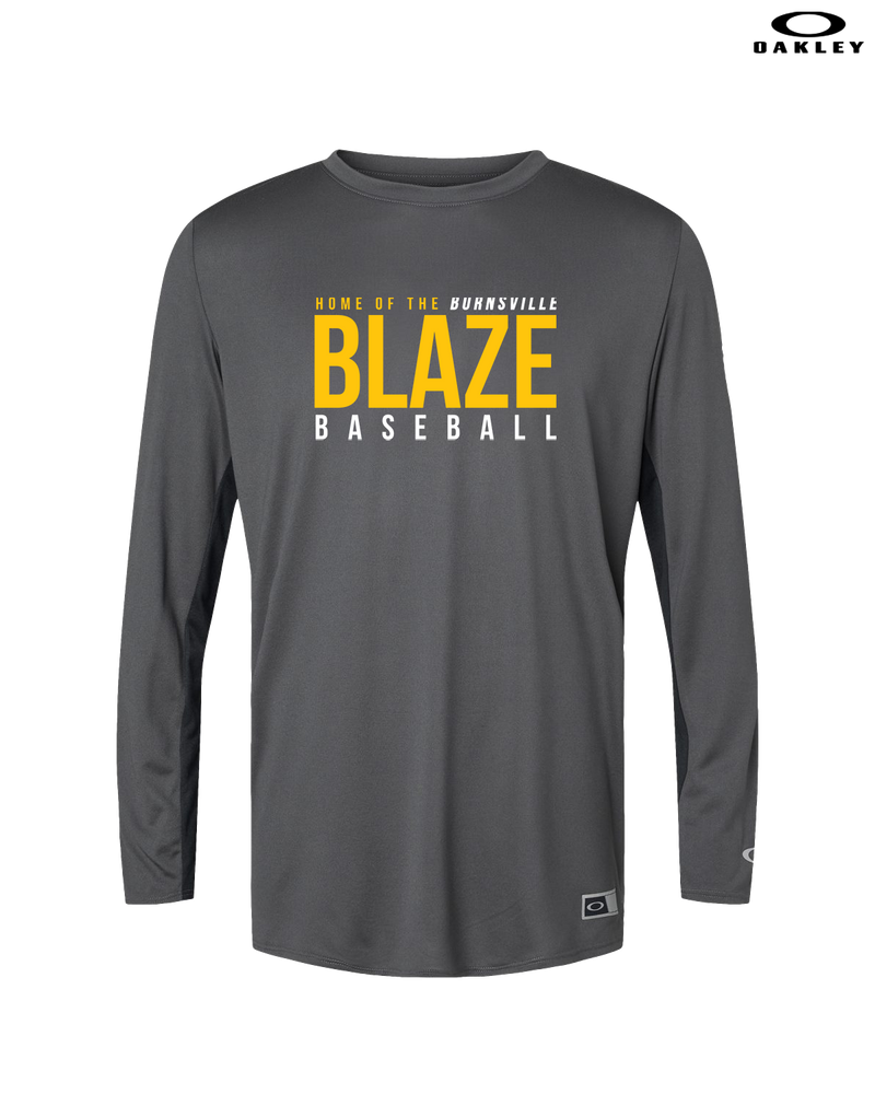 Burnsville HS Baseball Screen - Oakley Hydrolix Long Sleeve