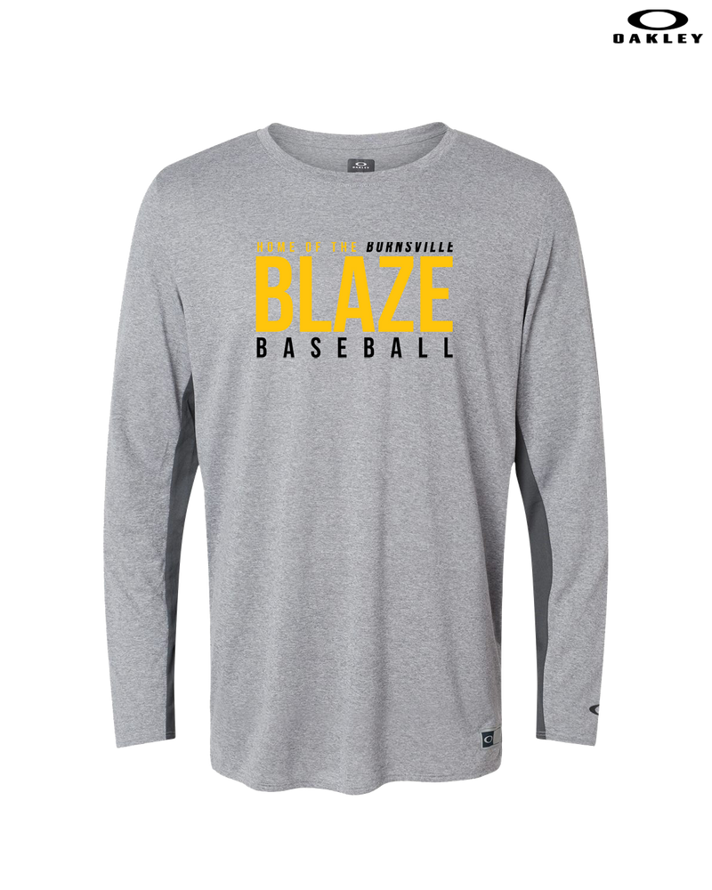 Burnsville HS Baseball Screen - Oakley Hydrolix Long Sleeve