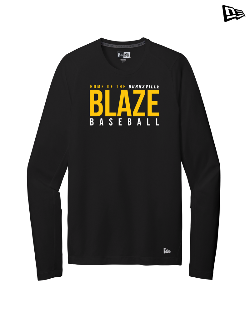 Burnsville HS Baseball Screen - New Era Long Sleeve Crew