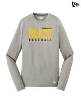 Burnsville HS Baseball Screen - New Era Long Sleeve Crew