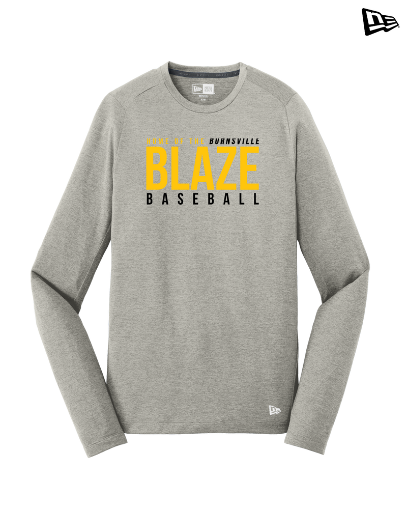 Burnsville HS Baseball Screen - New Era Long Sleeve Crew