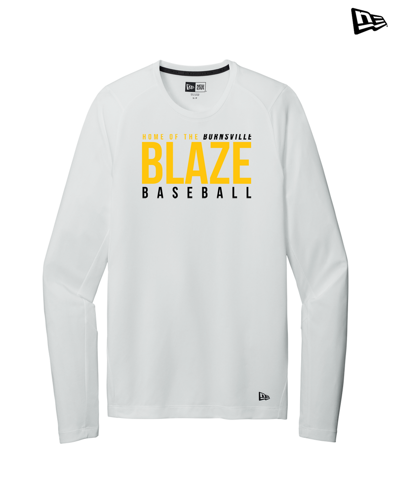 Burnsville HS Baseball Screen - New Era Long Sleeve Crew