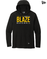 Burnsville HS Baseball Screen - New Era Tri Blend Hoodie