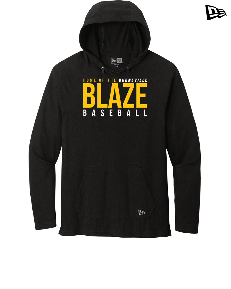 Burnsville HS Baseball Screen - New Era Tri Blend Hoodie