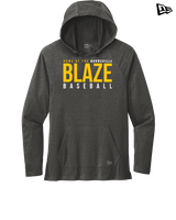 Burnsville HS Baseball Screen - New Era Tri Blend Hoodie