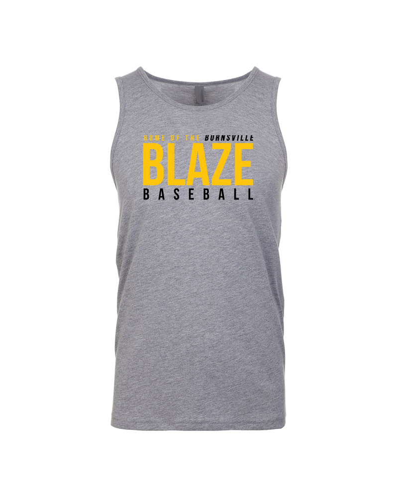 Burnsville HS Baseball Screen - Mens Tank Top