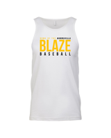 Burnsville HS Baseball Screen - Mens Tank Top