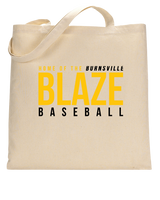 Burnsville HS Baseball Screen - Tote Bag