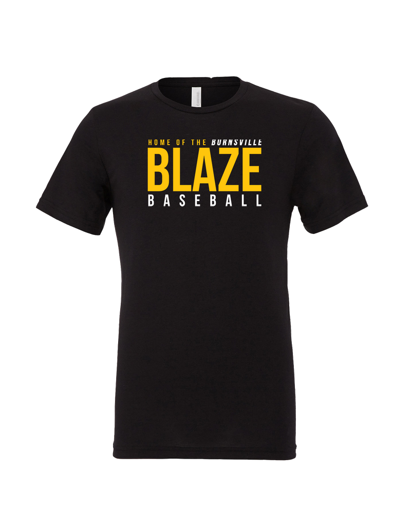 Burnsville HS Baseball Screen - Mens Tri Blend Shirt