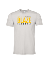 Burnsville HS Baseball Screen - Mens Tri Blend Shirt