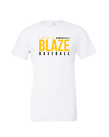 Burnsville HS Baseball Screen - Mens Tri Blend Shirt