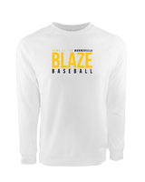 Burnsville HS Baseball Screen - Crewneck Sweatshirt