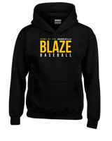 Burnsville HS Baseball Screen - Cotton Hoodie