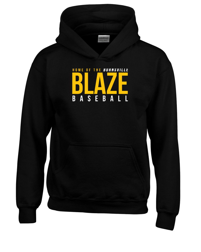 Burnsville HS Baseball Screen - Cotton Hoodie