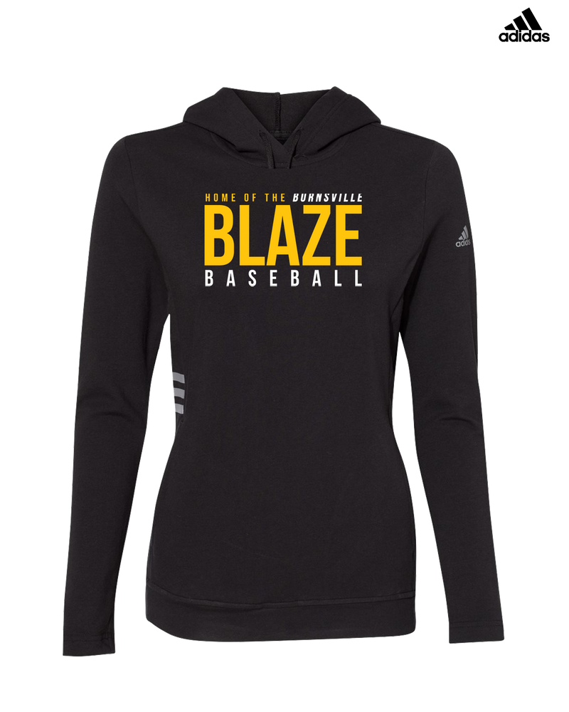 Burnsville HS Baseball Screen - Adidas Women's Lightweight Hooded Sweatshirt