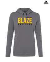 Burnsville HS Baseball Screen - Adidas Women's Lightweight Hooded Sweatshirt