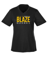 Burnsville HS Baseball Screen - Womens Performance Shirt