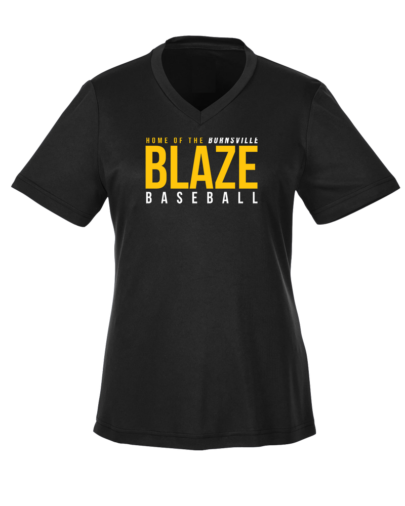 Burnsville HS Baseball Screen - Womens Performance Shirt