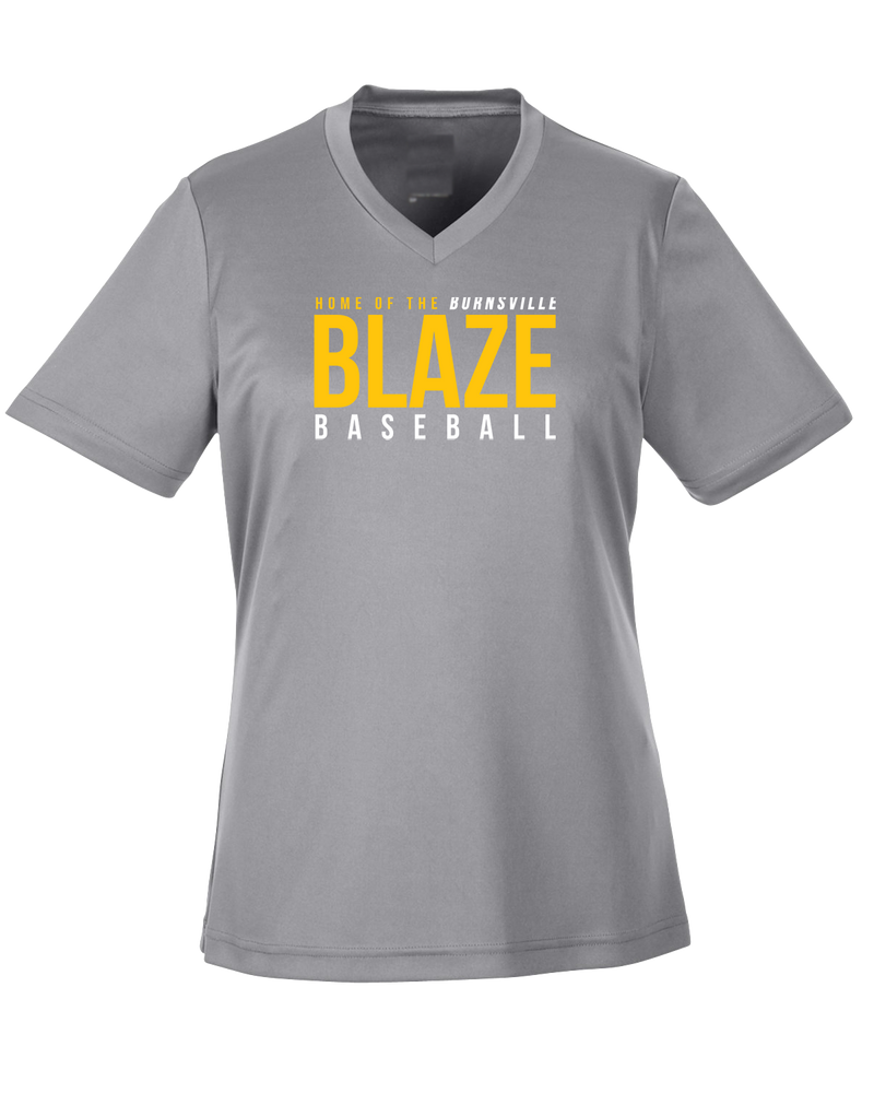 Burnsville HS Baseball Screen - Womens Performance Shirt