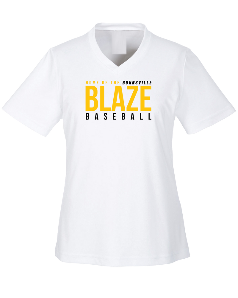 Burnsville HS Baseball Screen - Womens Performance Shirt