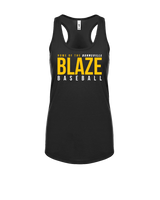 Burnsville HS Baseball Screen - Womens Tank Top