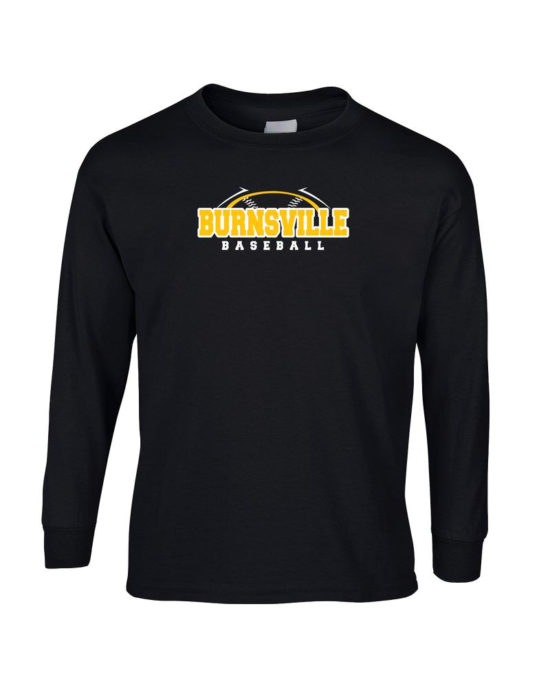 Burnsville HS Baseball Twill - Mens Basic Cotton Long Sleeve