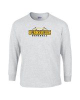 Burnsville HS Baseball Twill - Mens Basic Cotton Long Sleeve