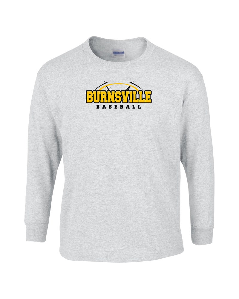 Burnsville HS Baseball Twill - Mens Basic Cotton Long Sleeve