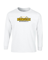 Burnsville HS Baseball Twill - Mens Basic Cotton Long Sleeve