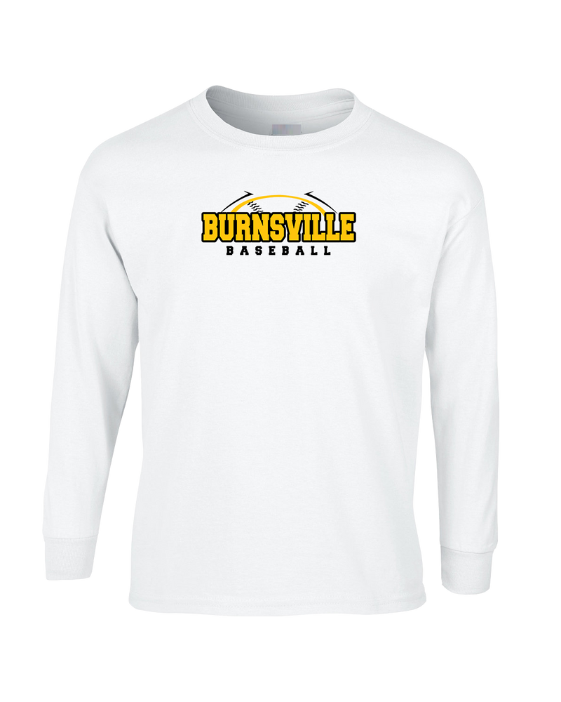 Burnsville HS Baseball Twill - Mens Basic Cotton Long Sleeve