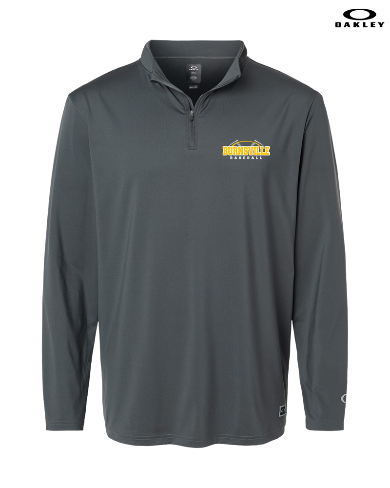 Burnsville HS Baseball Twill - Oakley Quarter Zip